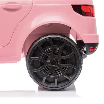 Chargeable Car for Kids 12V Remote Control 2.4GHZ USB LED Lights Pink