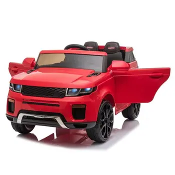 Chargeable Car for Kids 12V Remote Control 2.4GHZ USB LED Lights Red