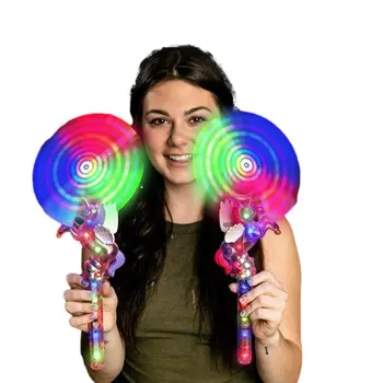 Light Up Unicorn Spinning Windmill Wand Assorted Colors