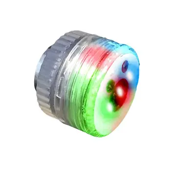 Mood Red Green Blue Magnetic Flashing Body Light Lapel Pins