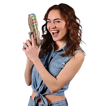 LED Spinning Toy Gun with Firing Laser Sound Effects