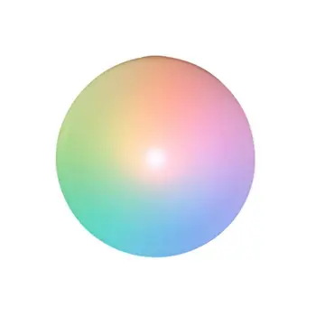 Flashing Multicolor Round Clip on Body Light Badge