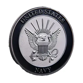 Navy Sailors Creed Challenge Commemorative United States Silver Plated Coin