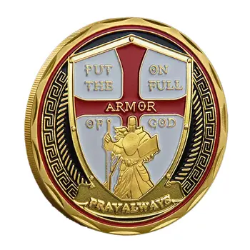 Warrior Edition Put on the Whole Armor of God Christian God Plated Coin