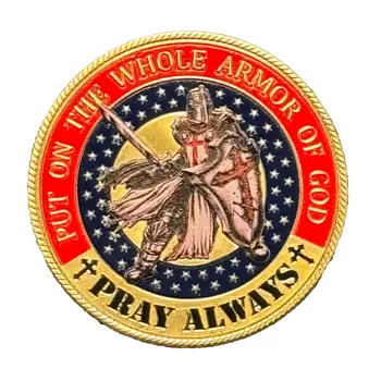 Victory Edition Put on the Whole Armor of God Christian God Plated Coin