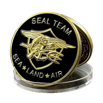 SEAL Team Challenge Commemorative Gold Plated Coin