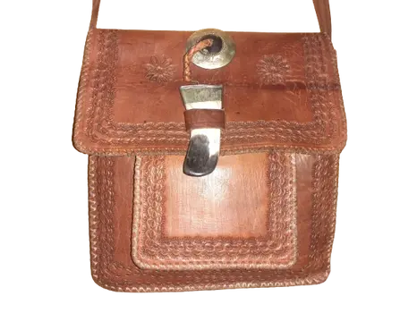 Bolso rectangular vacuno Cuerno