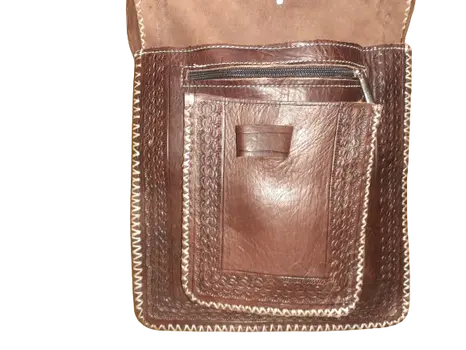 Bolso rectangular vacuno Cuerno