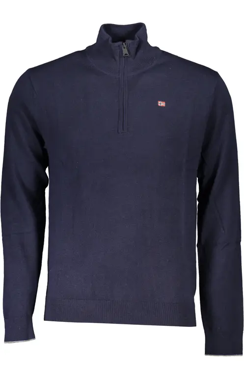 NAPAPIJRI MEN'S BLUE SWEATER