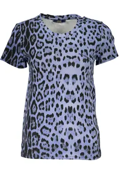 CAVALLI CLASS WOMEN'S SHORT SLEEVE T-SHIRT BLUE