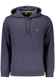 BOSS MEN'S BLUE ZIP-UP SWEATSHIRT