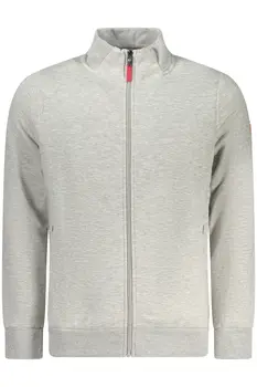 NORWAY 1963 MEN'S GRAY ZIP-UP SWEATSHIRT