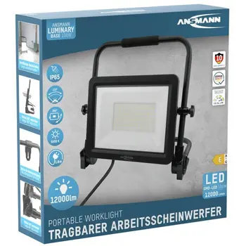 Ansmann FL100W-AC Fénysugárzó épÃtkezéshez EEK E (A - G) 100 W 12000 lm Nappalifény fehér 1600-0628