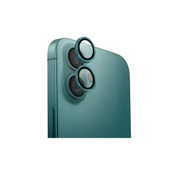 UNIQ Optix alumínium kameralencsevédő iPhone 16 (6.1") / iPhone 16 Plus (6.7") készülékhez – smaragd ap