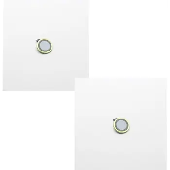 Zestaw szkieł na aparat do iPhone 16 6,1" / iPhone 16 Plus 6,7" zielony (2szt)
