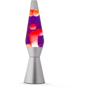 Lampa stołowa Mellow Yellow iTotal - Lava Lamp - Purple Liquid and Yellow Wax - 36 cm (1270401)