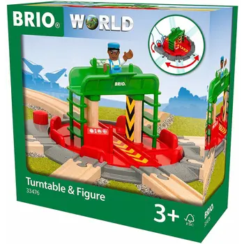 BRIO Vonat forgópálya figurával