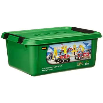 BRIO Deluxe vonatpálya készlet