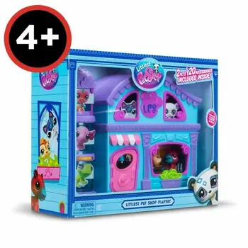 Playset Bandai The Big House Littlest Pet Shop 22 Pieces