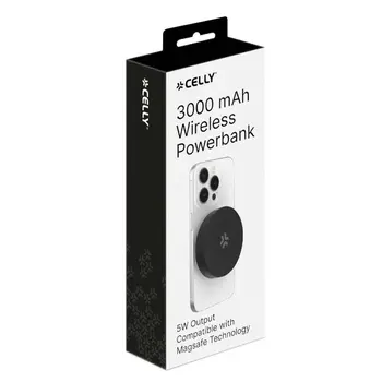Powerbank Celly MAGPB3000BK Black