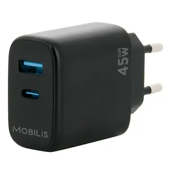Portable charger Mobilis 001363 Black