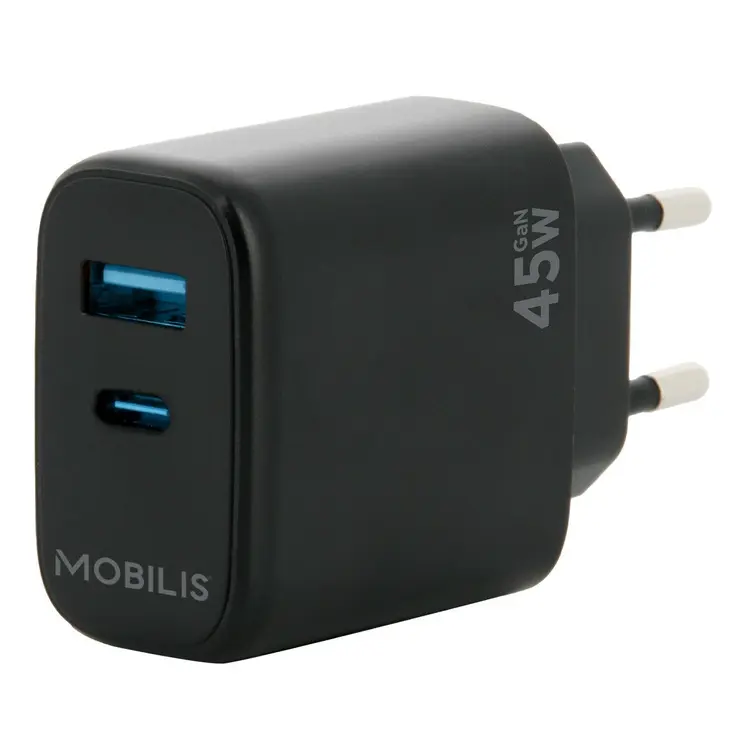 Portable charger Mobilis 001363 Black