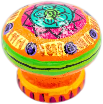 Handmade & Painted Wood Door/Furniture Knobs