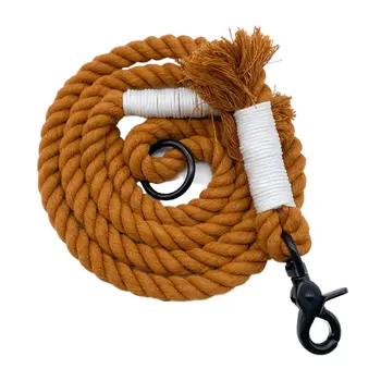 Dog Rope Lead (in Hazel, Beige, Pink, Black) by The Neutral Dog Company