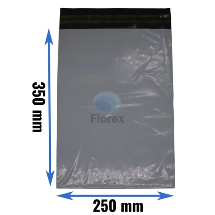 Futártasak szürke színű, leragasztható 250x350 mm