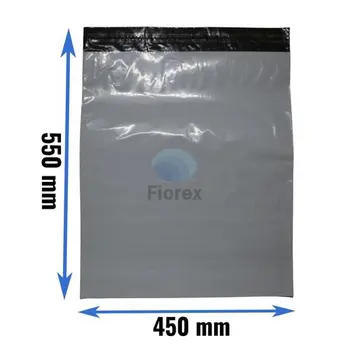 Futártasak szürke színű, leragasztható 450x550 mm