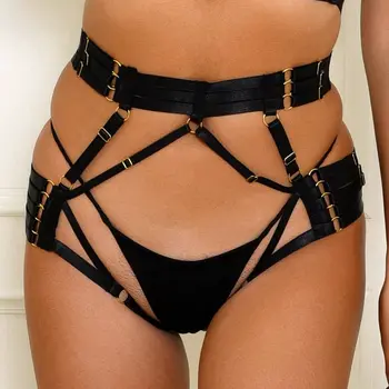 Sexy Open Crotch Waist Harness Underwear