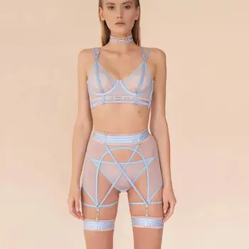 Sexy Strappy Garter Set