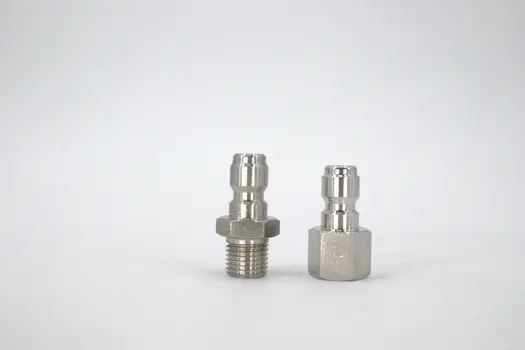 (2) Pressure Washer Quick Connect Adapter Plug, 1/4 Female or 1/4 Male