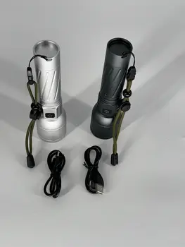 All Weather Flashlight, Charcoal or Silver
