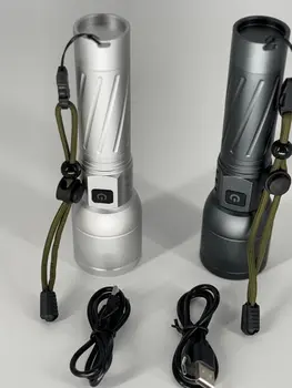 All Weather Flashlight, Charcoal or Silver