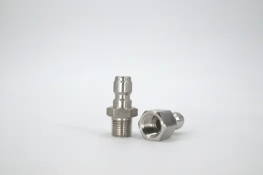 (2) Pressure Washer Quick Connect Adapter Plug, 1/4 Female or 1/4 Male