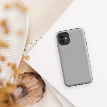 Grano Pattern Tough Case for iPhone® - Grey