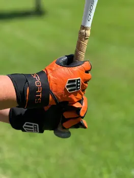 Long Cuff Orange with Black Palm