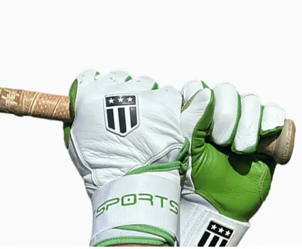 Long cuff Lime Green and White Stock