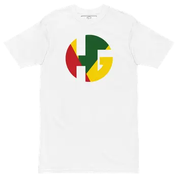 Men’s Premium Juneteenth Collectors T-Shirt - White/Green/Yellow/Red