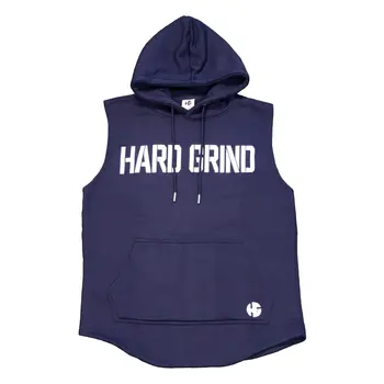 HG OT CutOff Hoodie - Navy/White