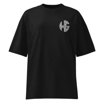 HG Organic/Oversized T-Shirt - Black/White