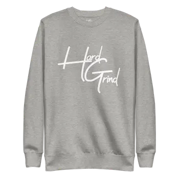 HG Signature Crew Neck Sweatshirt - Carbon Grey/White