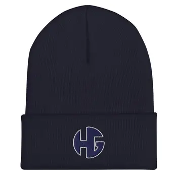 HG Logo Beanie - Navy/Navy/White