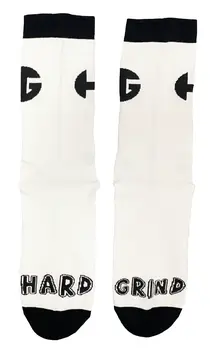 HG Signature Socks - White/Black