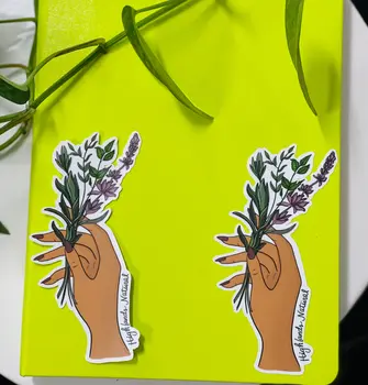 "Bella Mano" sticker