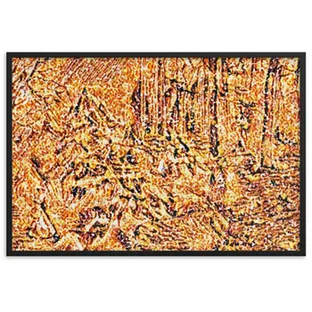 AMONG THE FOUR SEASONS YOU ARE THE FIFTH SENSE TALE Framed Poster