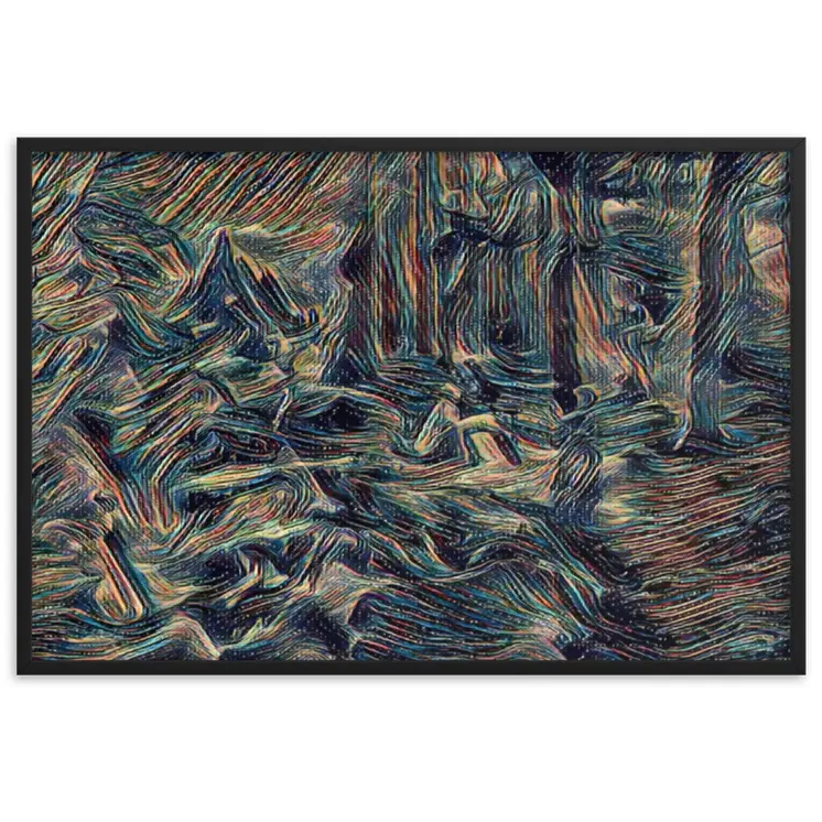 AMONG THE FOUR SEASONS YOU ARE THE FIFTH SENSE PREMIUM Framed Poster