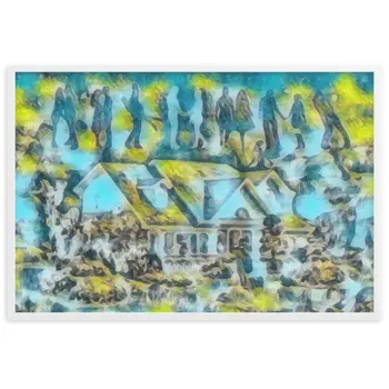 I WAS WAITING FOR YOU IN THE DREAM YOU HAD SEEN Special Edition Framed Poster