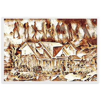 I WAS WAITING FOR YOU IN THE DREAM YOU HAD SEEN Special Edition Framed Poster